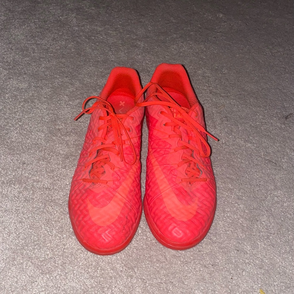 Pink Nike indoor Soccer Shoes